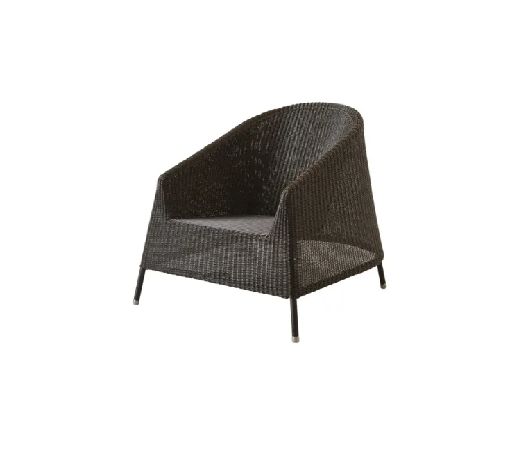 Gartenstuhl Loungesessel Cane-line �Kingston� Rattan Korb, mocca